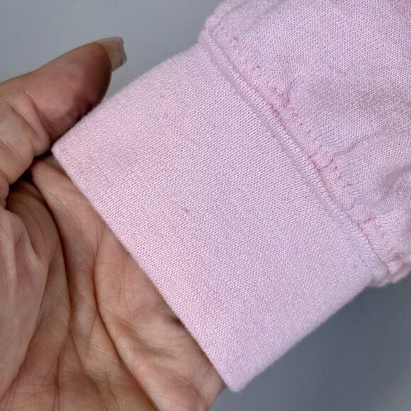 “Have a Holly Dolly Christmas” Light Pink Crewneck Holiday Sweatshirt Medium - Picture 2 of 11